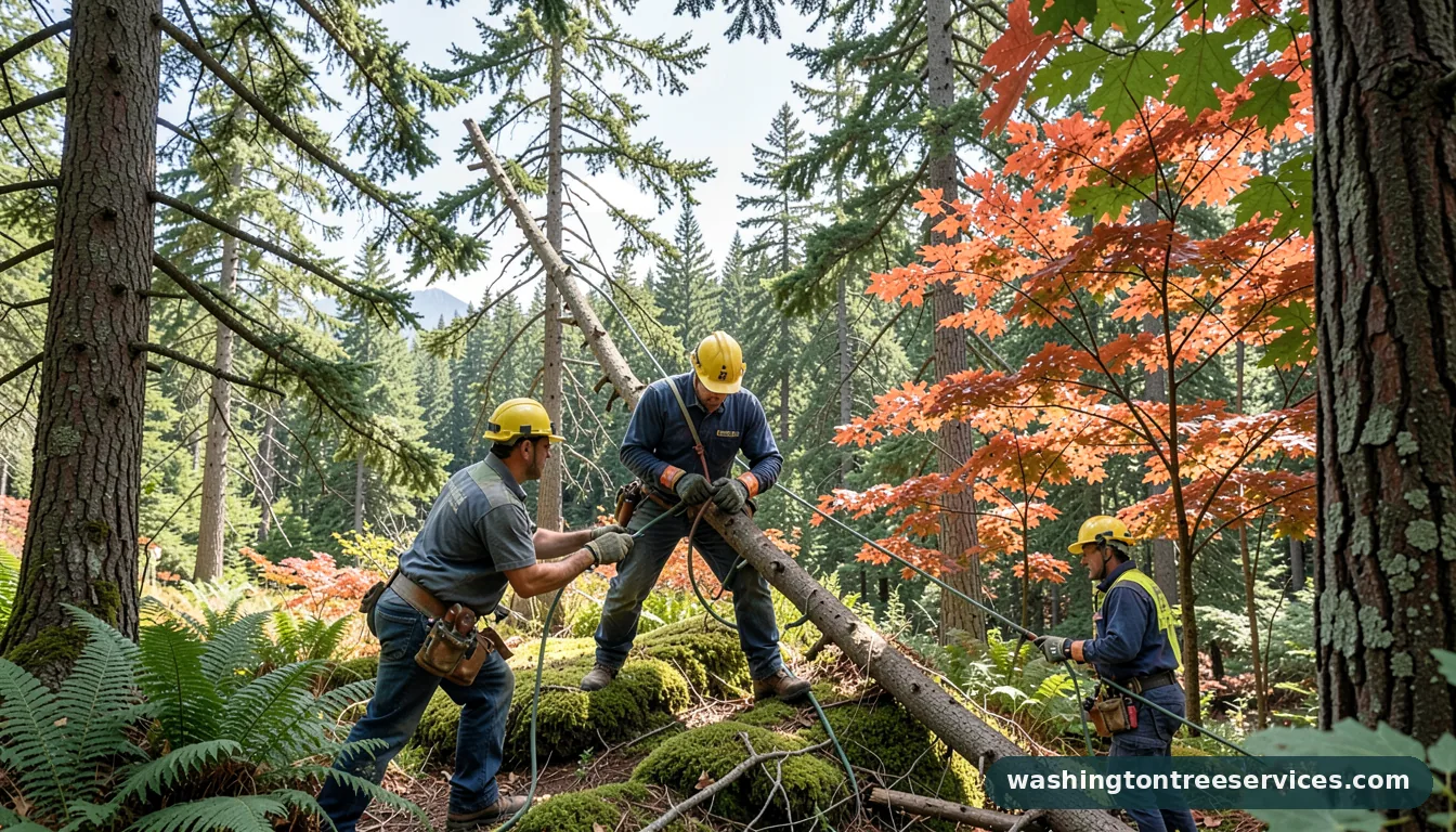 Professional equipment for tree trimming kent wa in Washington tree trimming kent wa - tree service equipment and crew in Washington