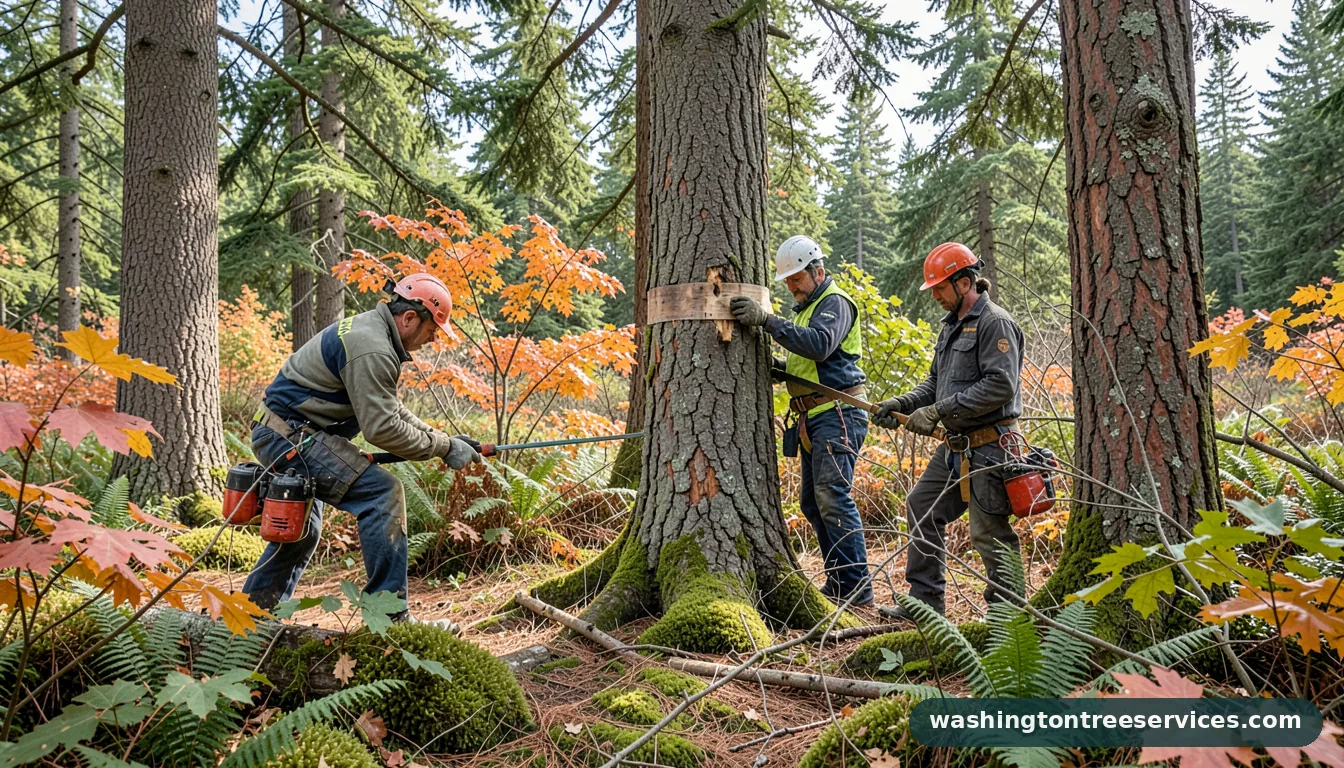Certified arborists handling tree trimming maple valley in Washington tree trimming maple valley - certified arborists at work in Washington