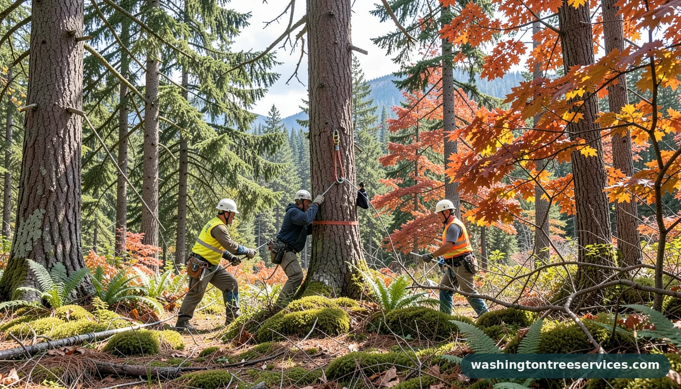 Professional equipment for tree trimming maple valley in Washington tree trimming maple valley - tree service equipment and crew in Washington