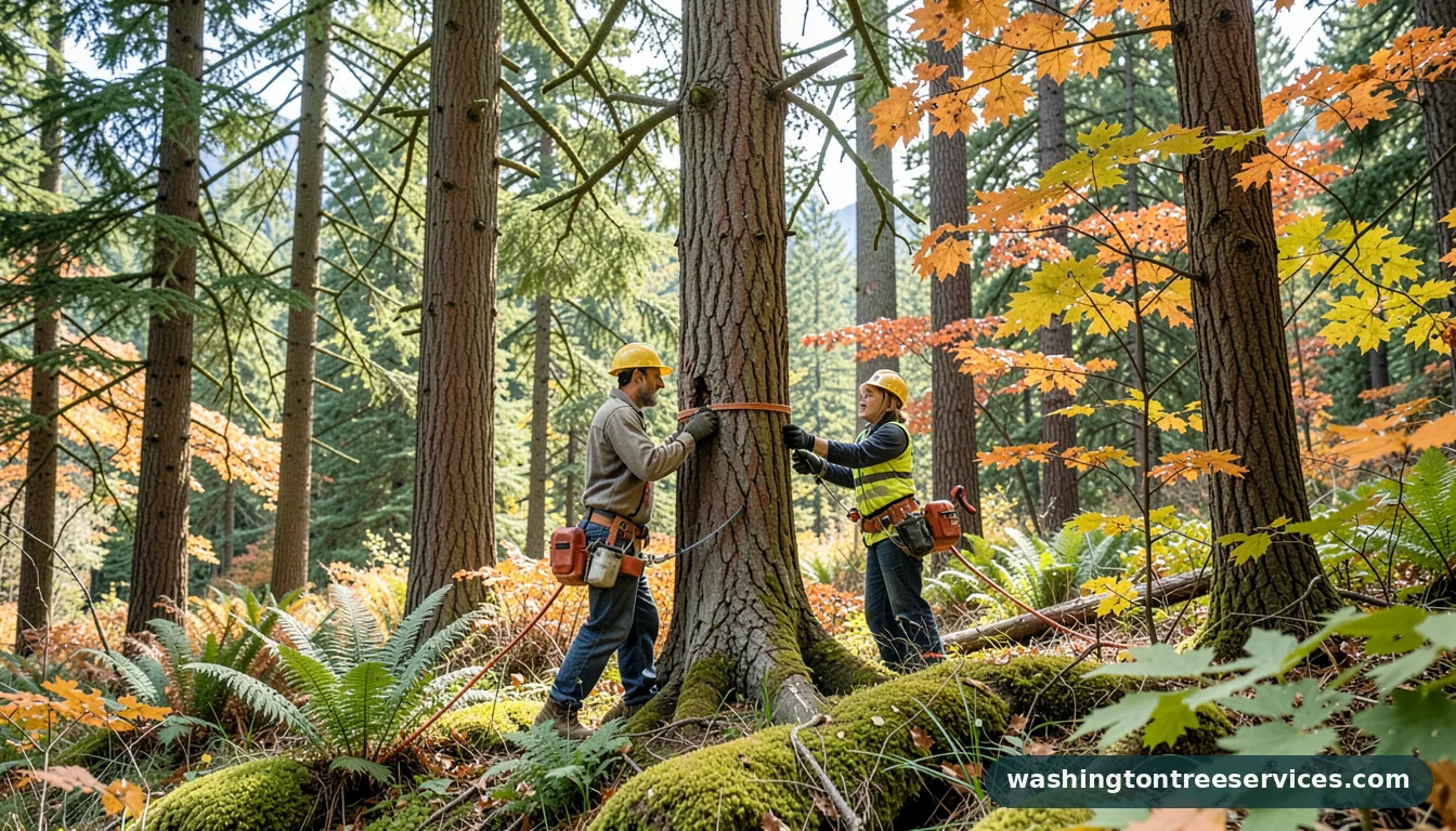 Completed tree trimming maple valley project by Washington Tree Services tree trimming maple valley - completed tree work by Washington Tree Services