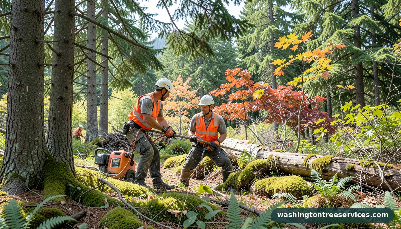 Professional equipment for tree trimming pricing in Washington tree trimming pricing - tree service equipment and crew in Washington