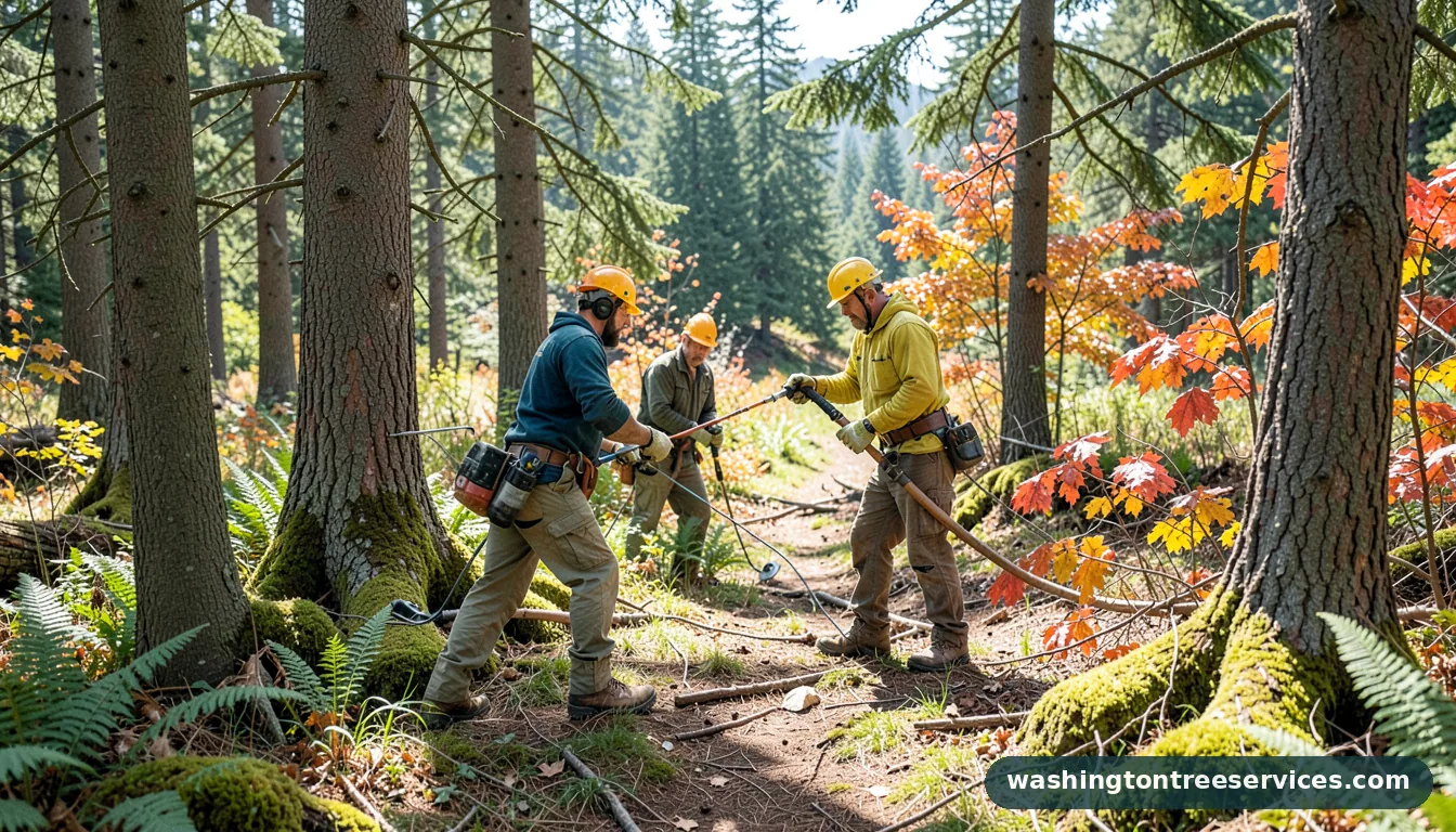 Certified arborists handling tree trimming redmond wa in Washington tree trimming redmond wa - certified arborists at work in Washington