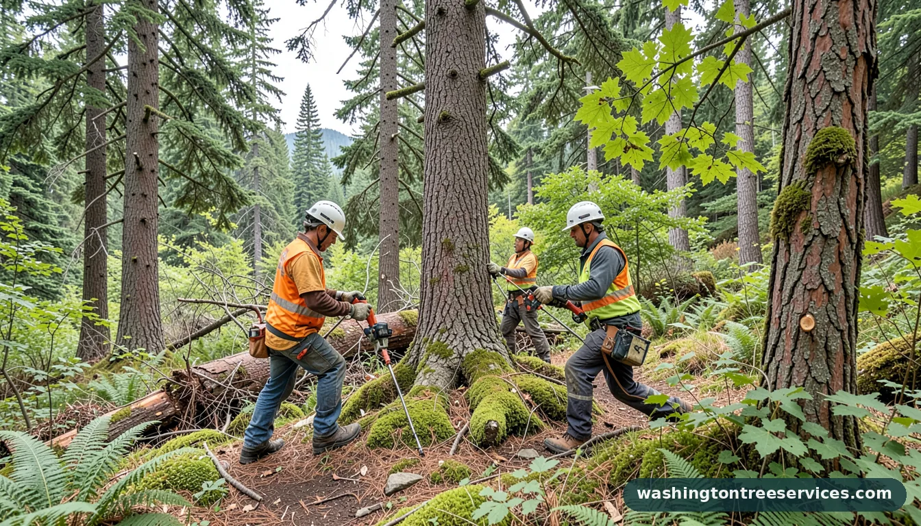 Professional equipment for tree trimming redmond wa in Washington tree trimming redmond wa - tree service equipment and crew in Washington