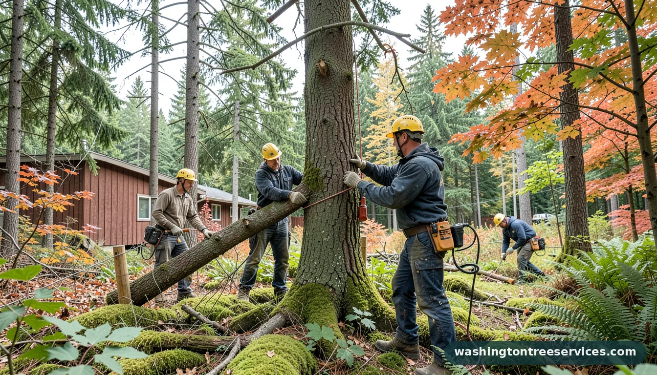 tree trimming renton - completed tree work by Washington Tree Services