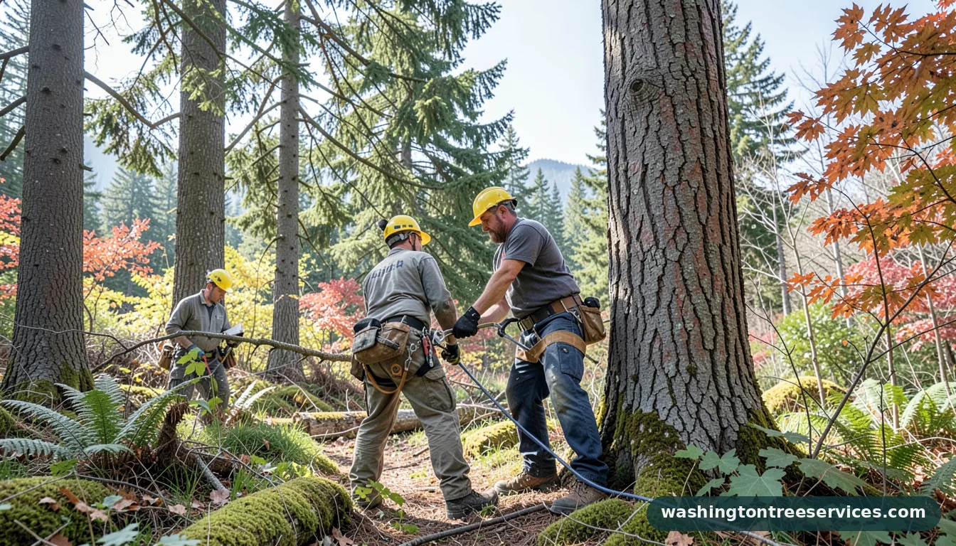Professional equipment for tree trimming seattle in Washington tree trimming seattle - tree service equipment and crew in Washington