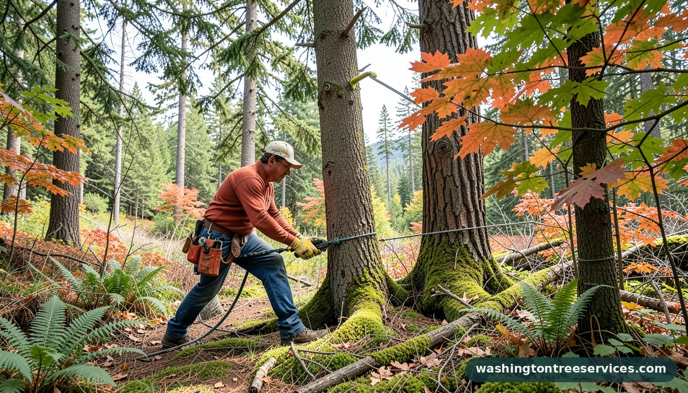 tree trimming service - completed tree work by Washington Tree Services