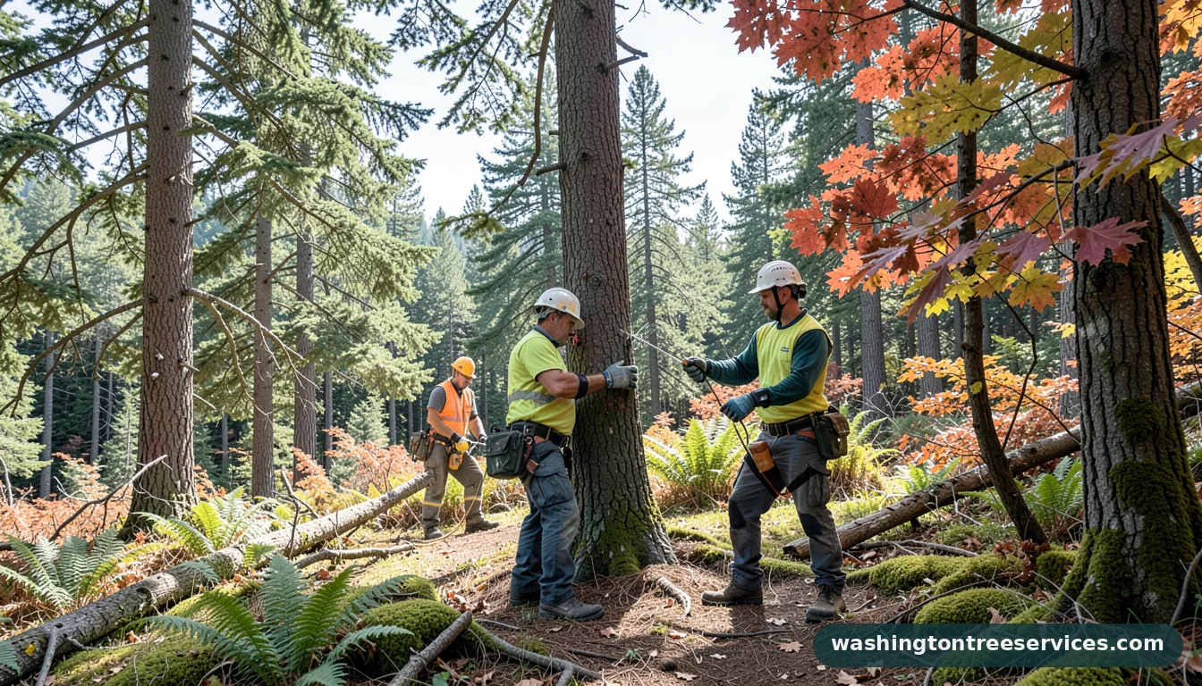 Professional equipment for tree trimming tacoma in Washington tree trimming tacoma - tree service equipment and crew in Washington