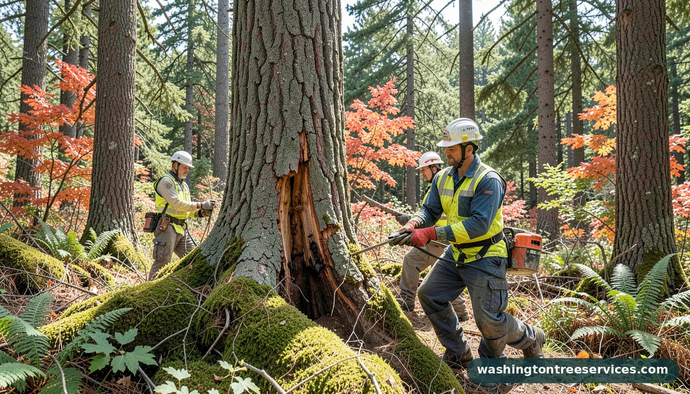 Professional equipment for tree wounds in Washington tree wounds - tree service equipment and crew in Washington