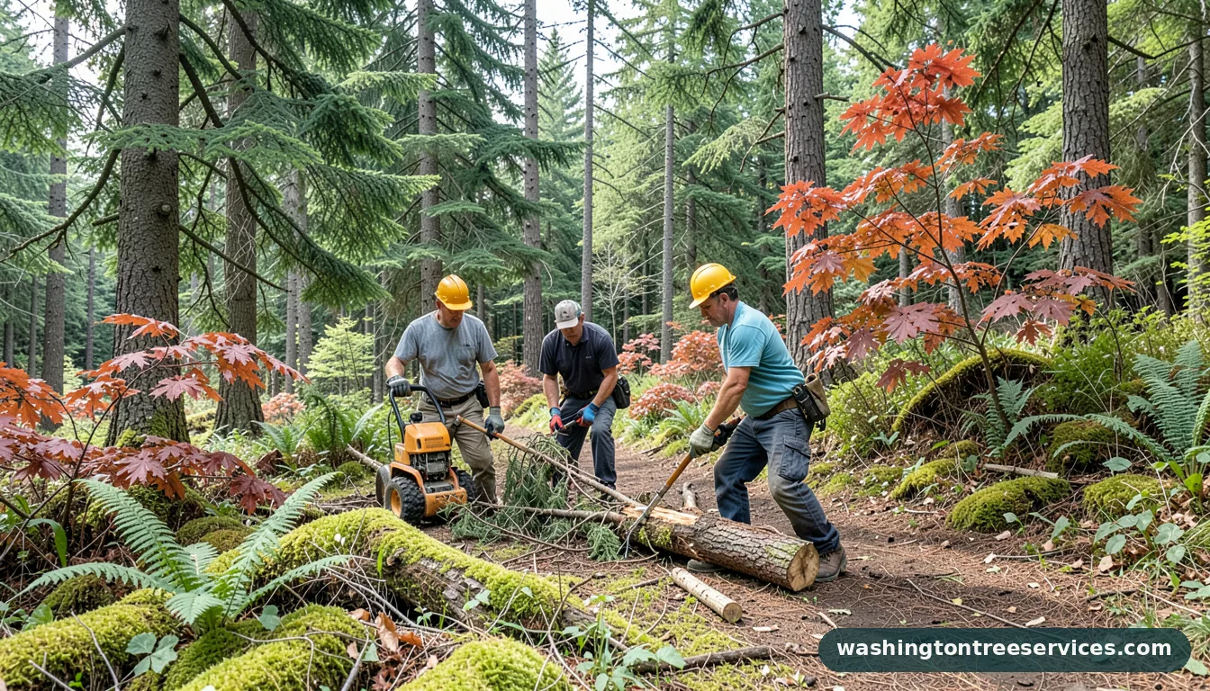 trees llc com - certified arborists at work in Washington