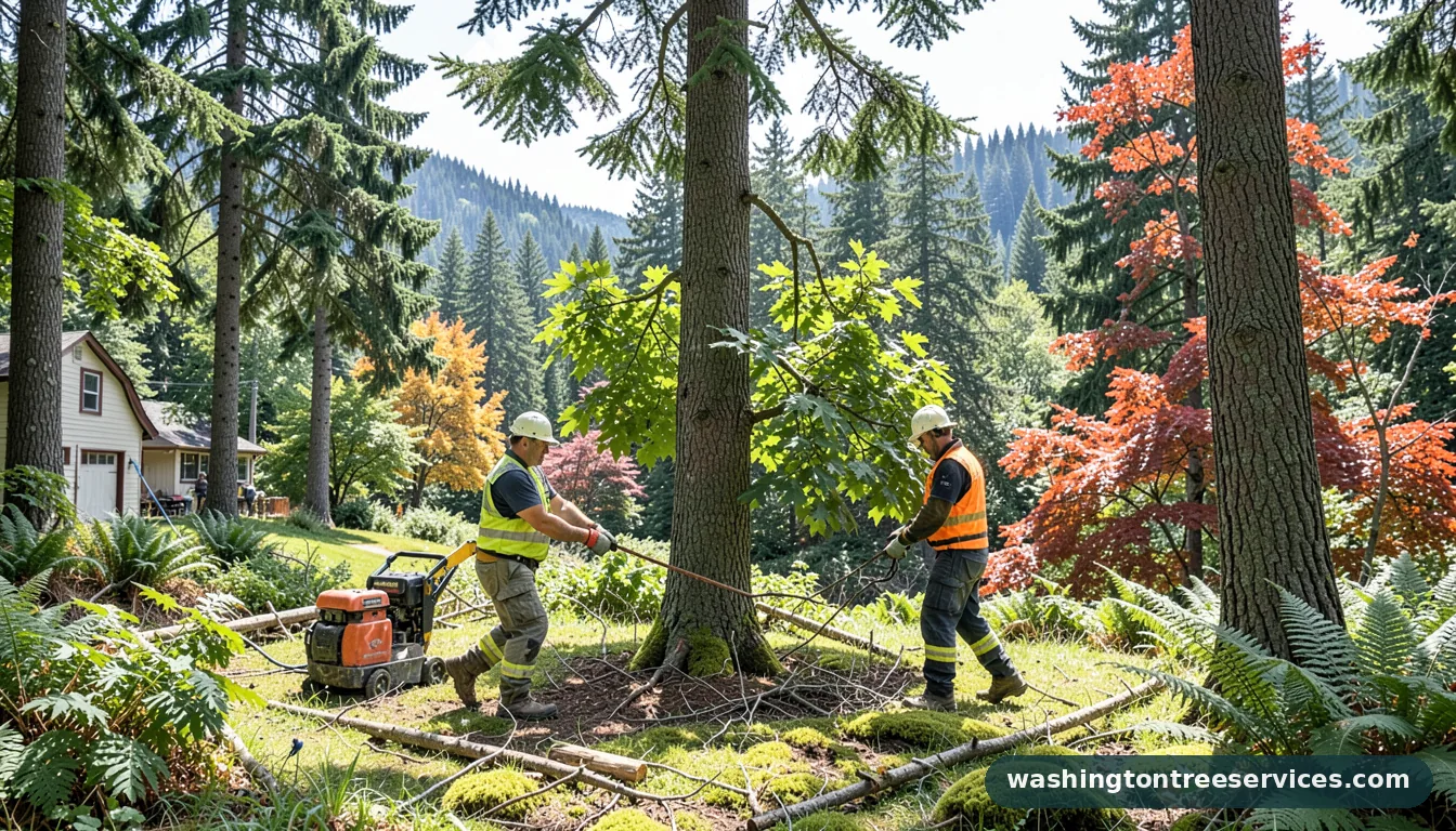 Completed trevor tree project by Washington Tree Services trevor tree - completed tree work by Washington Tree Services