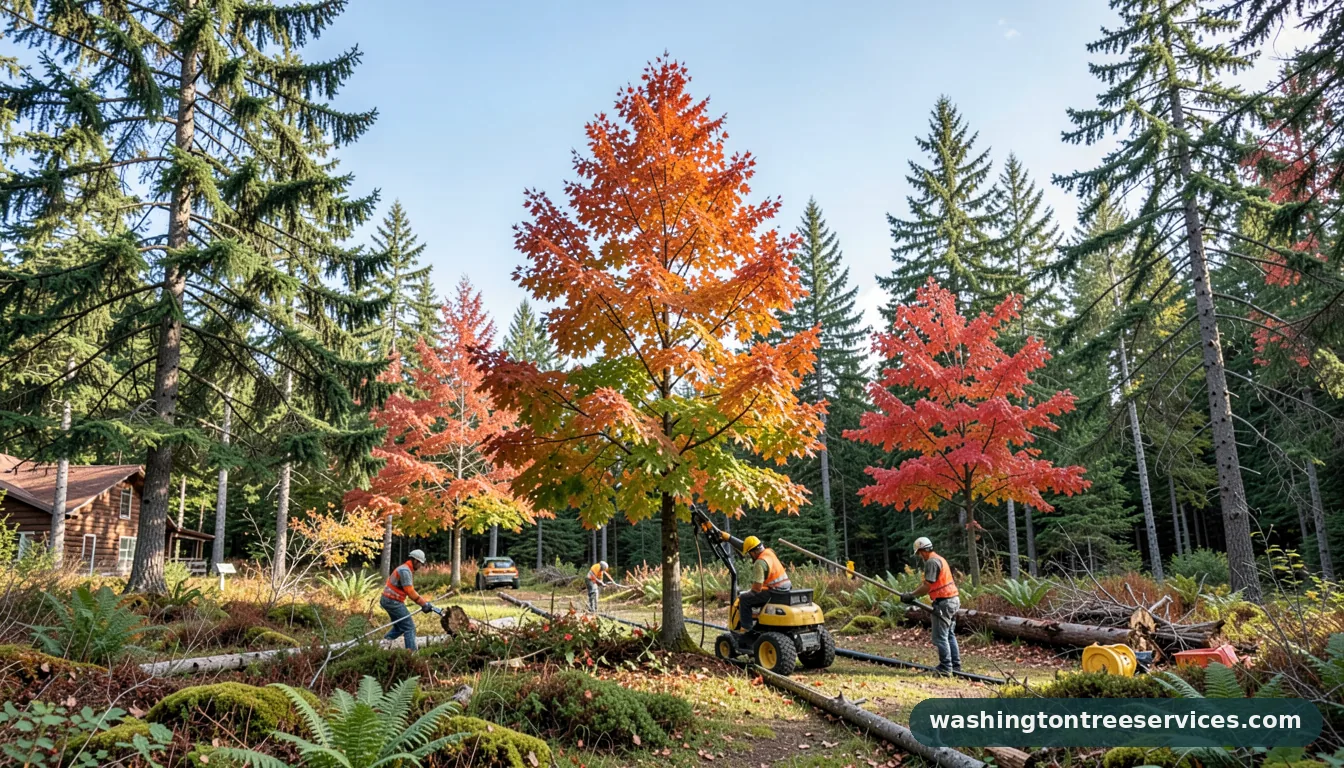 trim maple tree in fall in Washington | Washington Tree Services trim maple tree in fall - professional tree service in Washington
