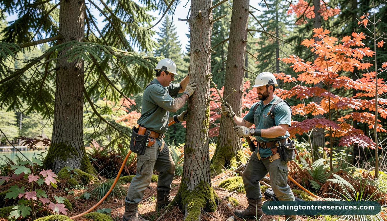 trim the tree - certified arborists at work in Washington