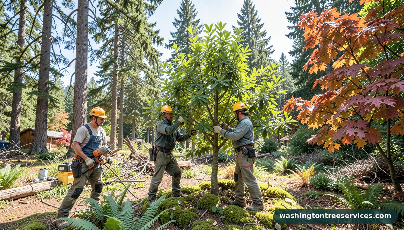 trimming fig tree - professional tree service in Washington