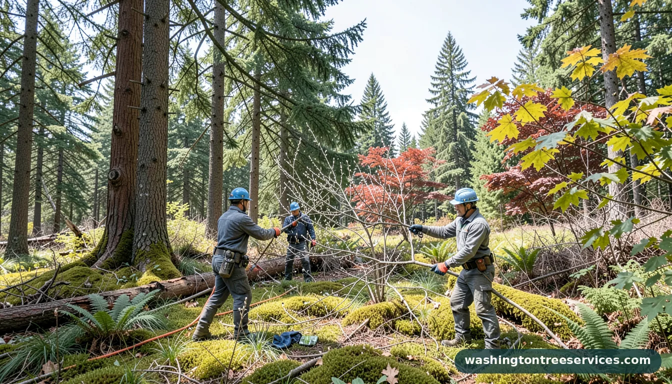 trimming pussy willow - professional tree service in Washington