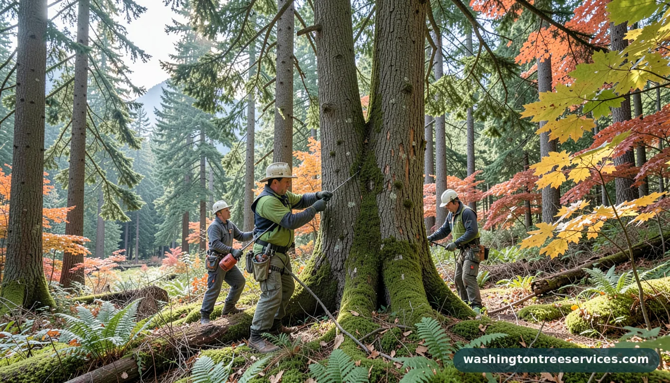 trimming the tree in Washington | Washington Tree Services trimming the tree - professional tree service in Washington