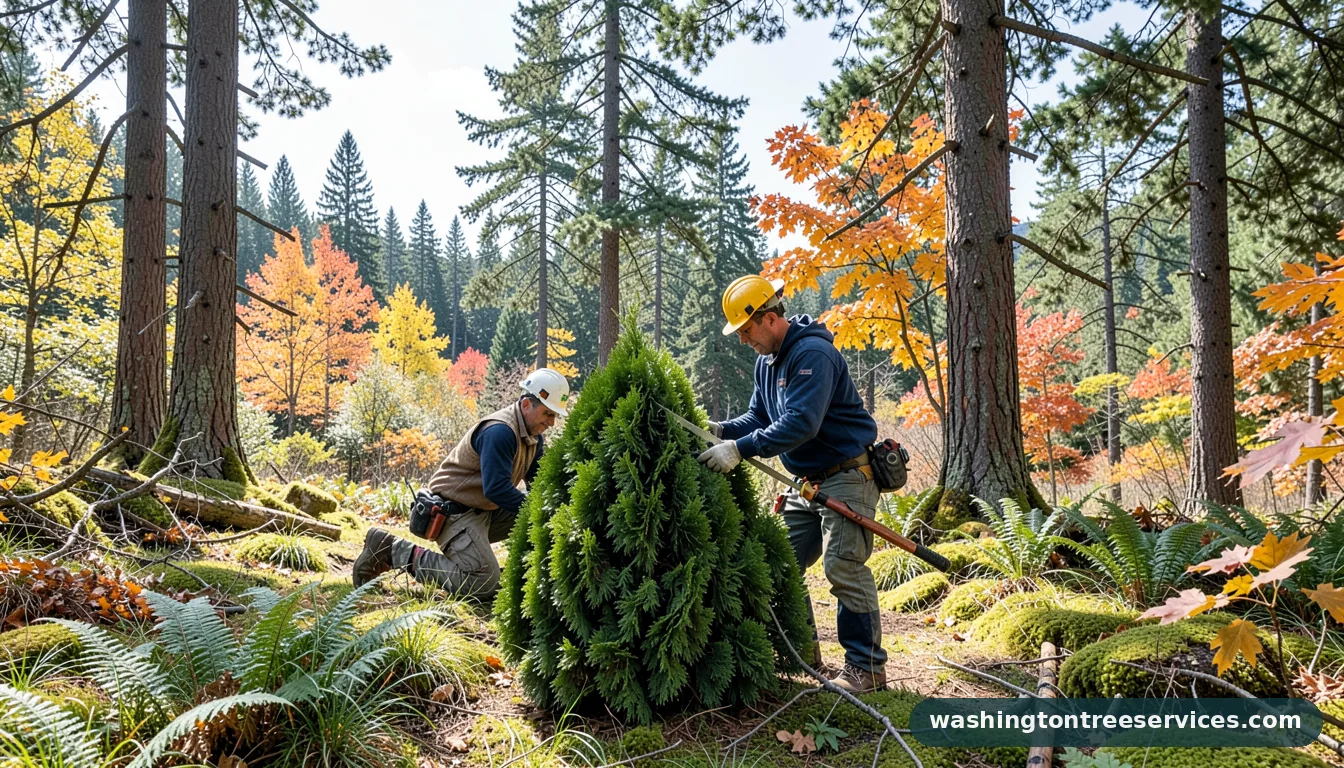 trimming thuja in Washington | Washington Tree Services trimming thuja - professional tree service in Washington