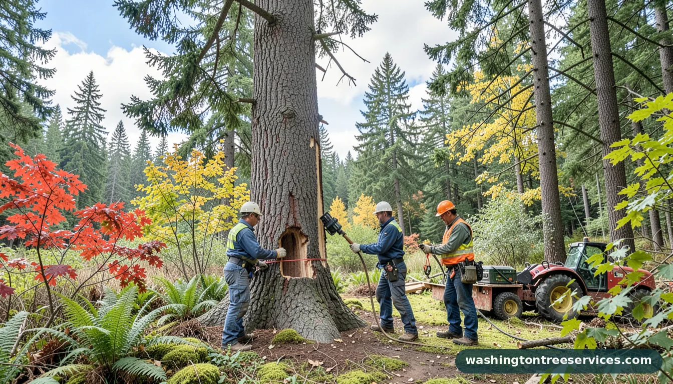 trunk removal - professional tree service in Washington