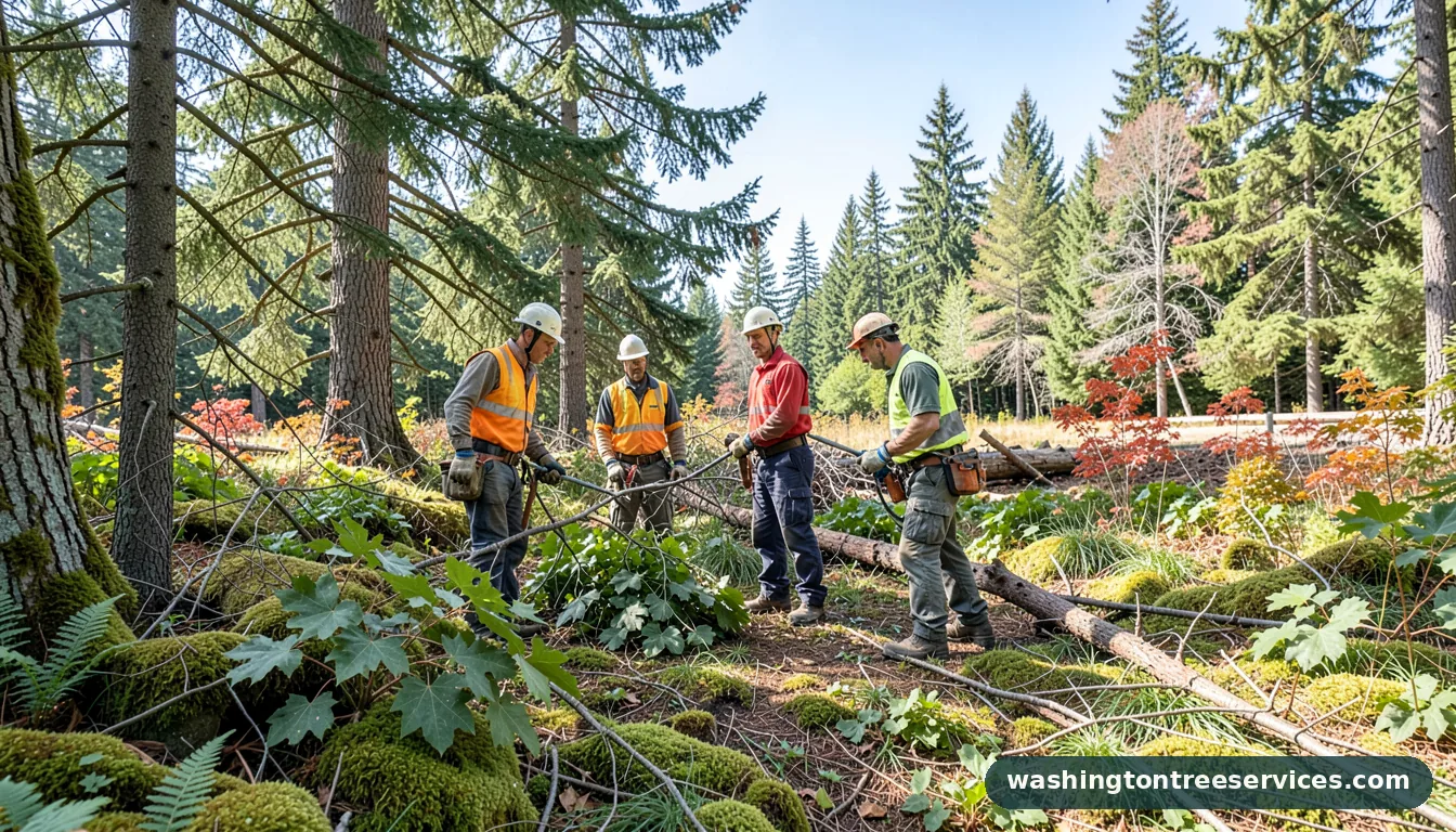 Professional equipment for tumwater tree service in Washington tumwater tree service - tree service equipment and crew in Washington