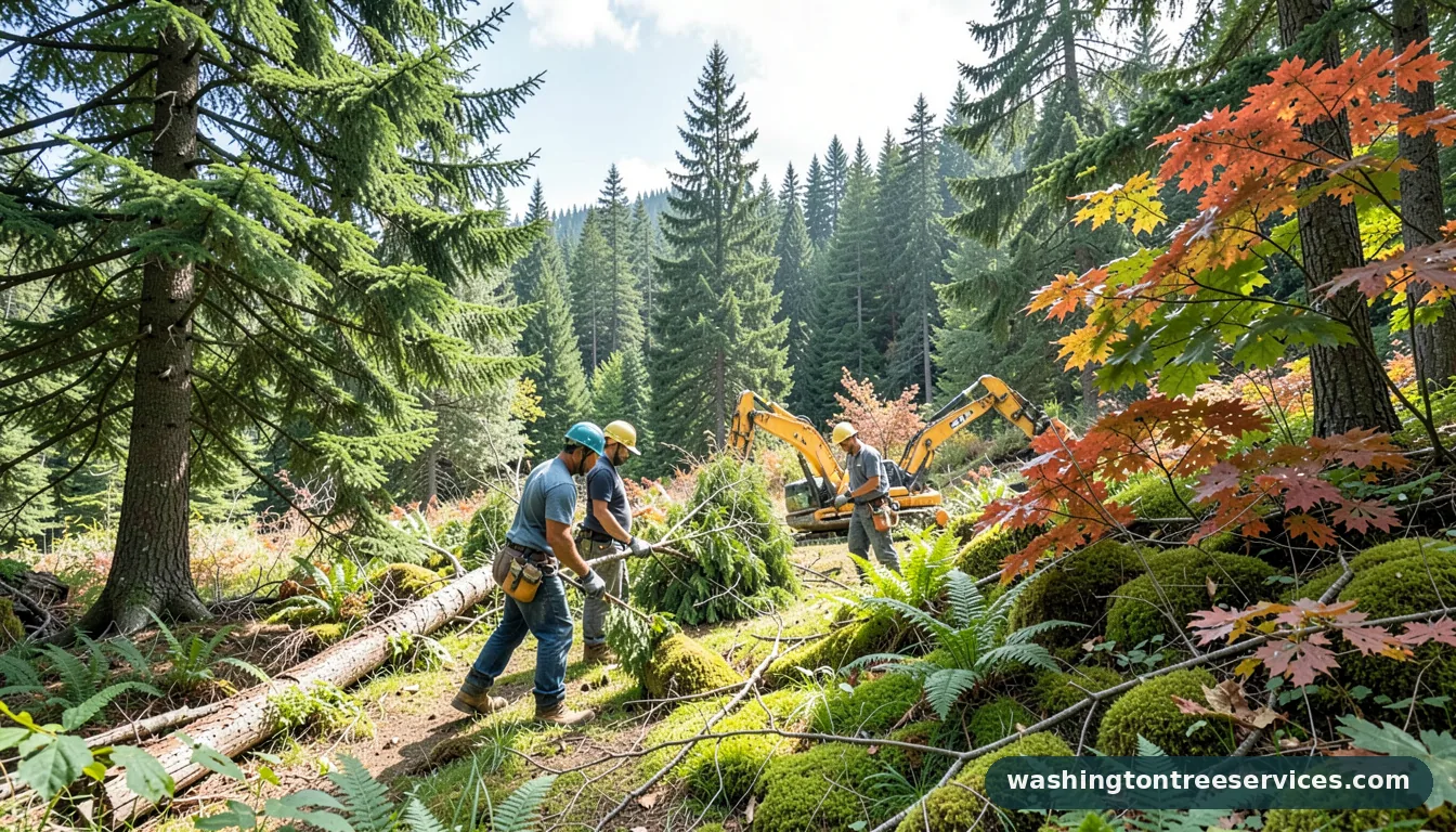 Completed tumwater tree service project by Washington Tree Services tumwater tree service - completed tree work by Washington Tree Services