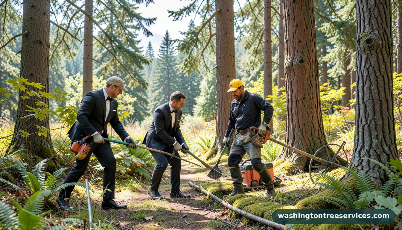 tuxedo turf and tree seattle - certified arborists at work in Washington