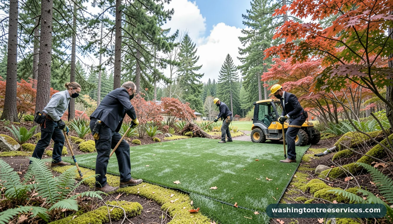 tuxedo turf and tree seattle - completed tree work by Washington Tree Services