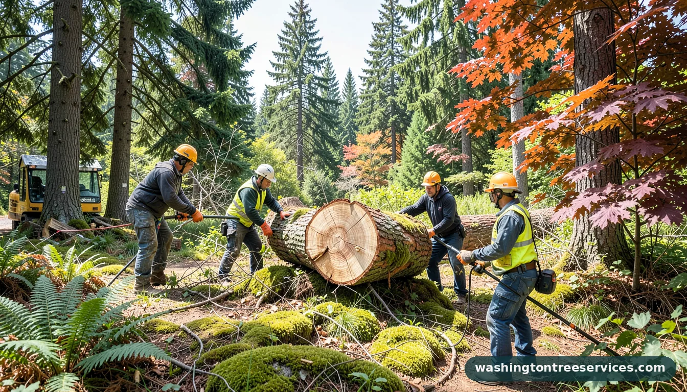 u cut trees seattle - completed tree work by Washington Tree Services