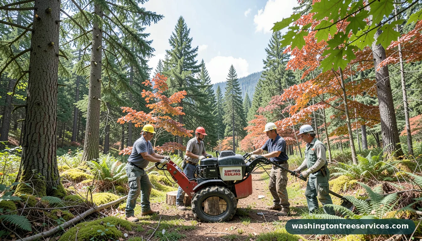 united rentals stump grinder - professional tree service in Washington