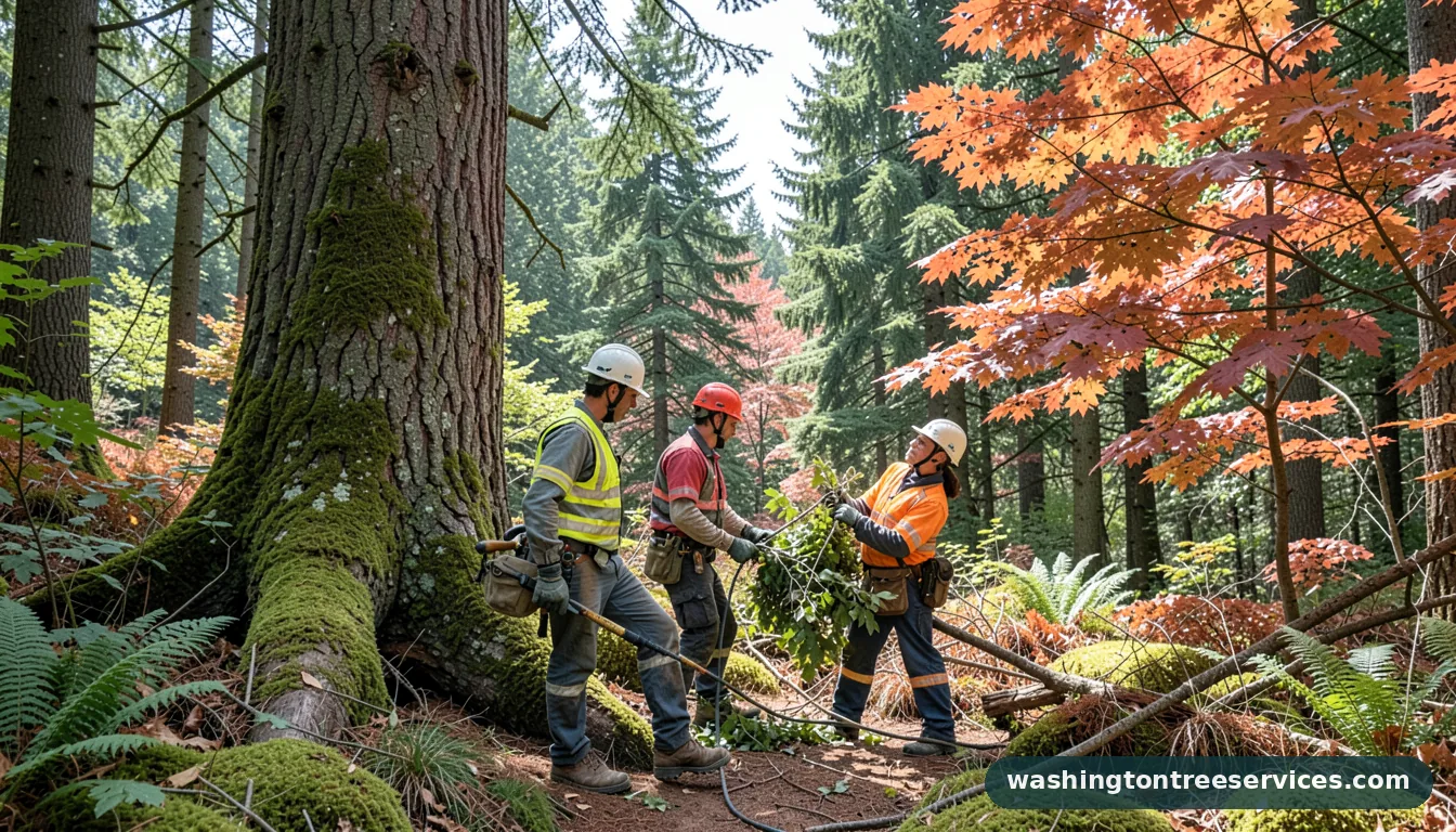 urban forestry spokane - certified arborists at work in Washington