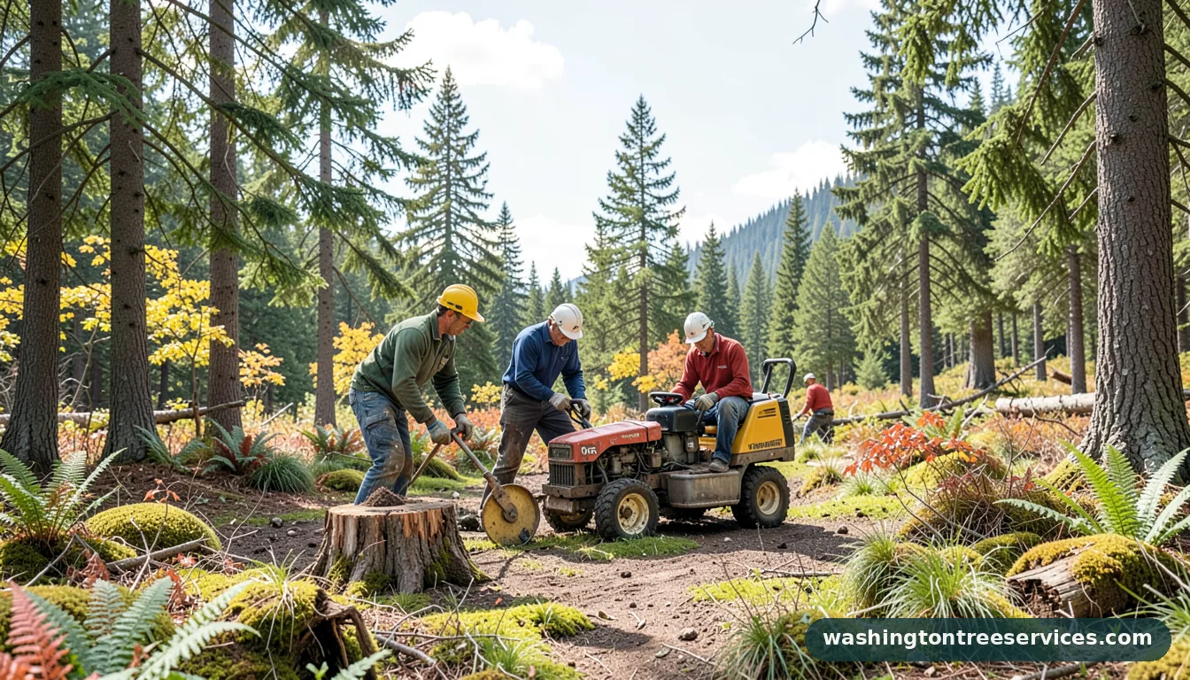 vermeer stump grinders - professional tree service in Washington