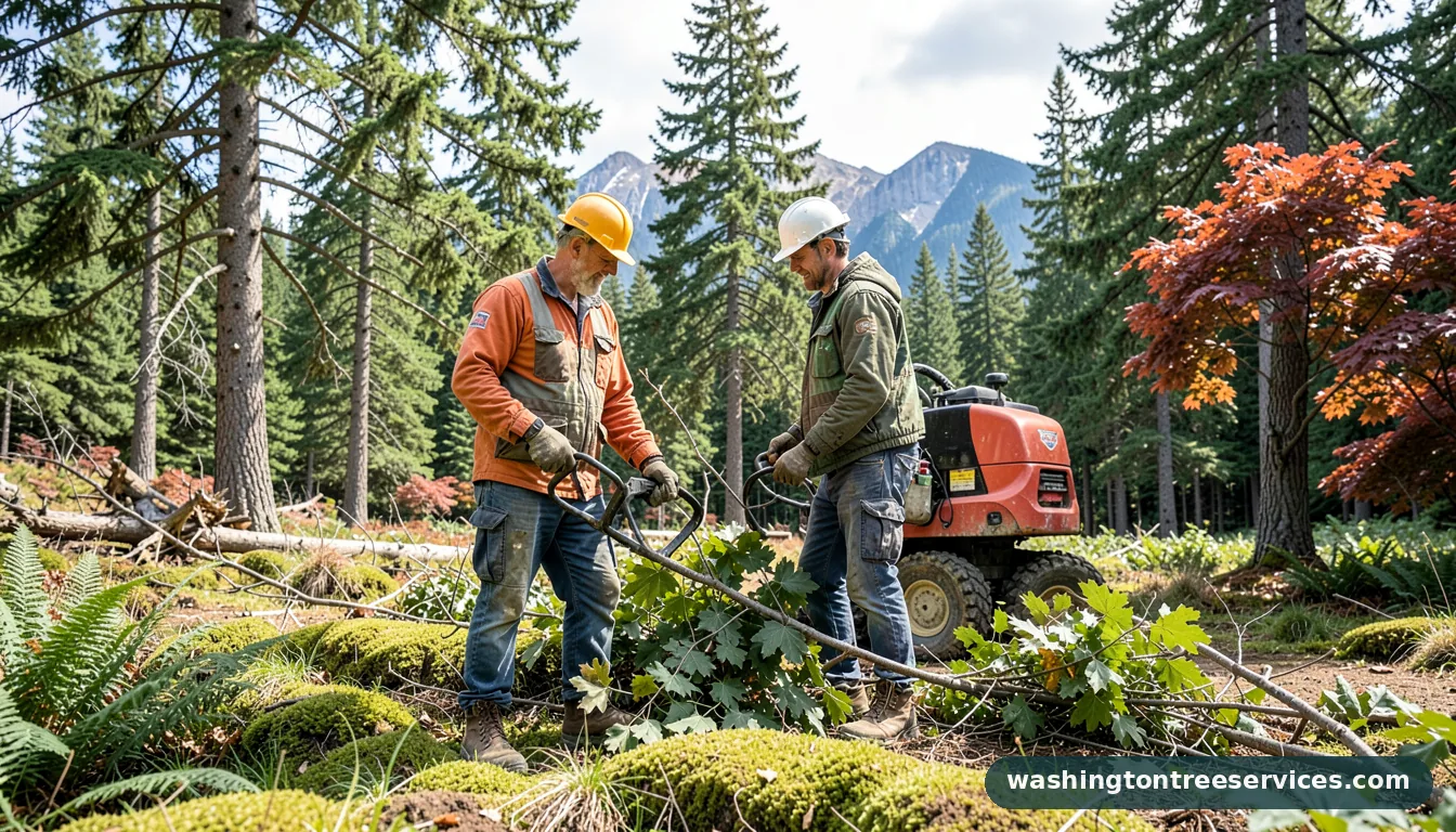 Completed veteran tree service project by Washington Tree Services veteran tree service - completed tree work by Washington Tree Services