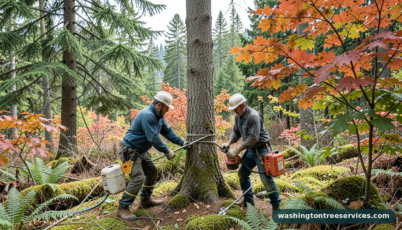 view tree service - certified arborists at work in Washington