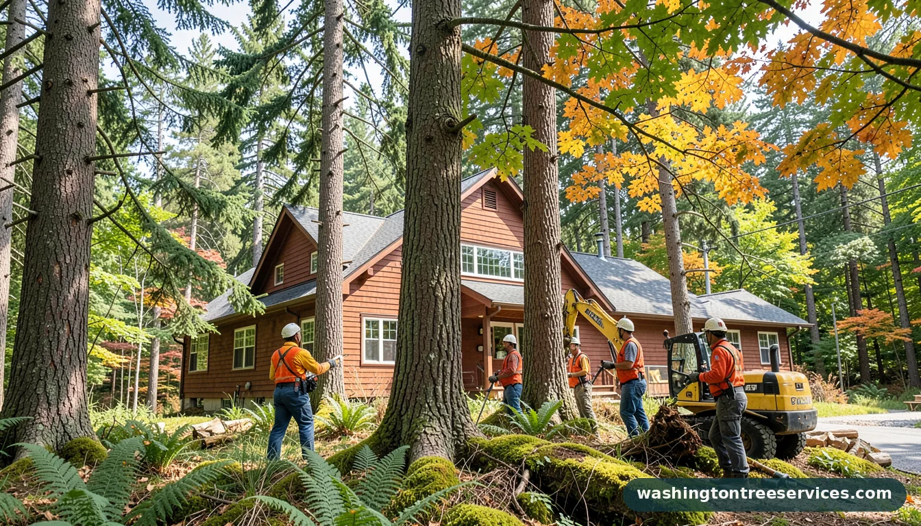 view tree service - completed tree work by Washington Tree Services
