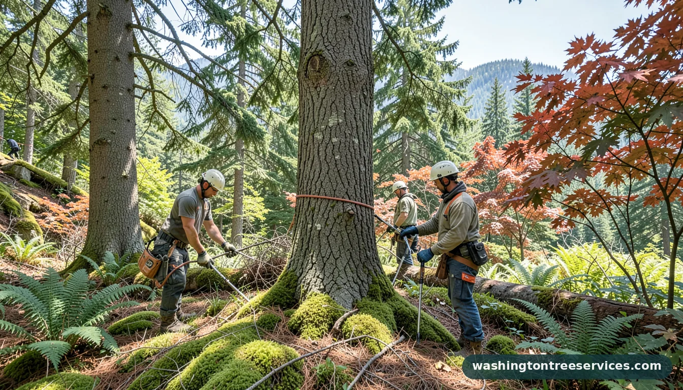 wa tree care - completed tree work by Washington Tree Services