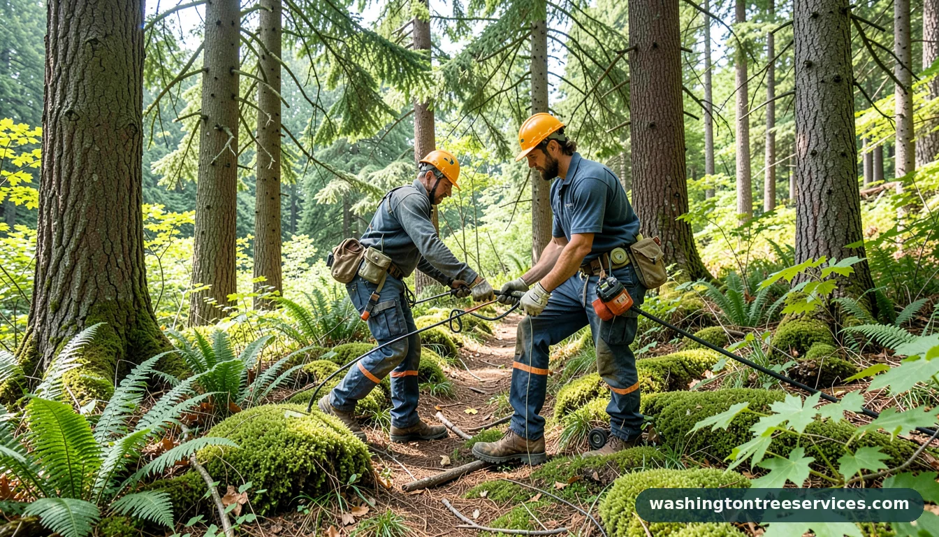 Professional equipment for washington tree care in Washington washington tree care - tree service equipment and crew in Washington