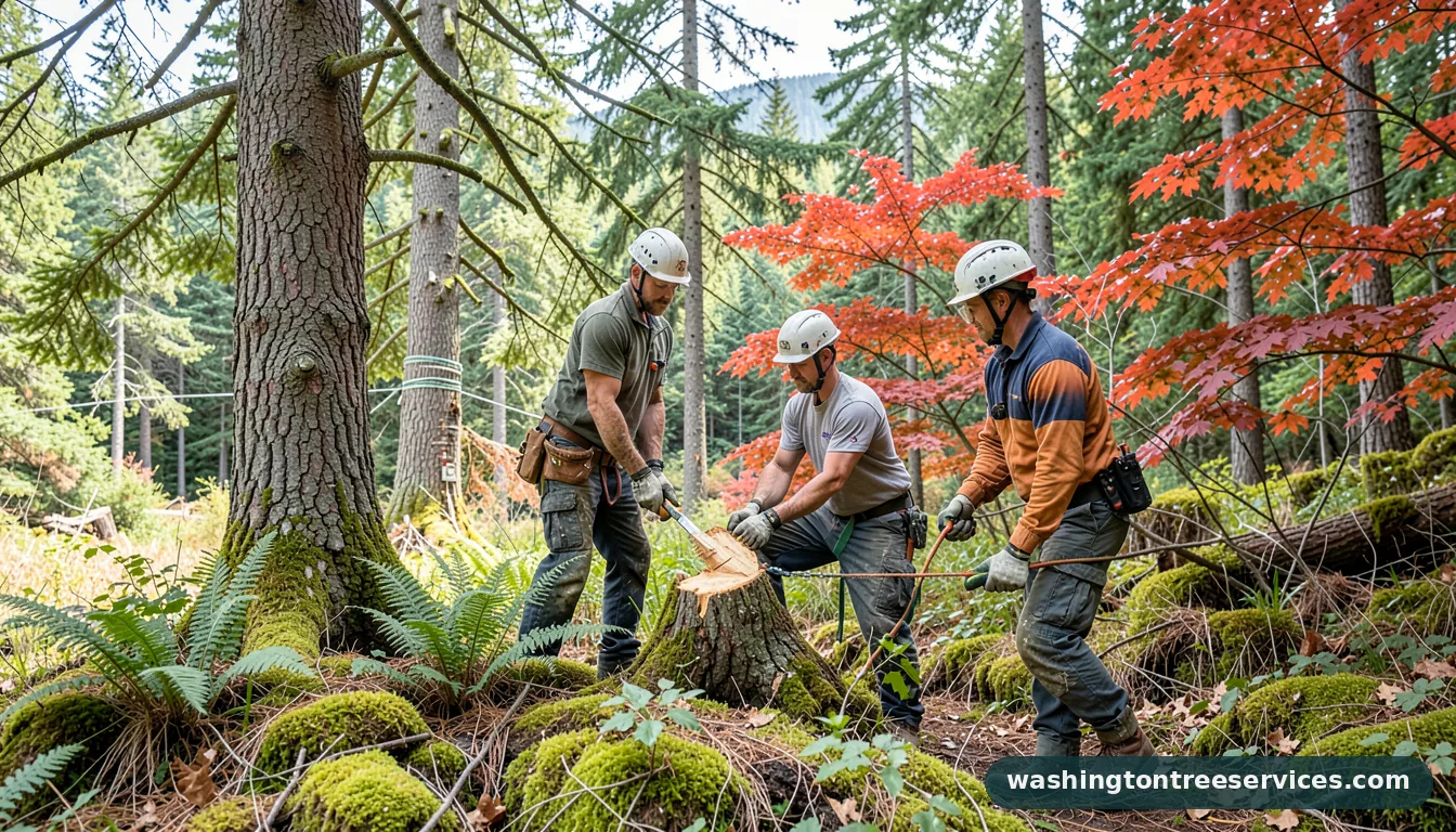 washington tree cutting - completed tree work by Washington Tree Services