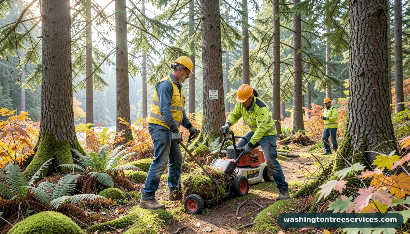 Professional equipment for washington tree service seattle in Washington washington tree service seattle - tree service equipment and crew in Washington