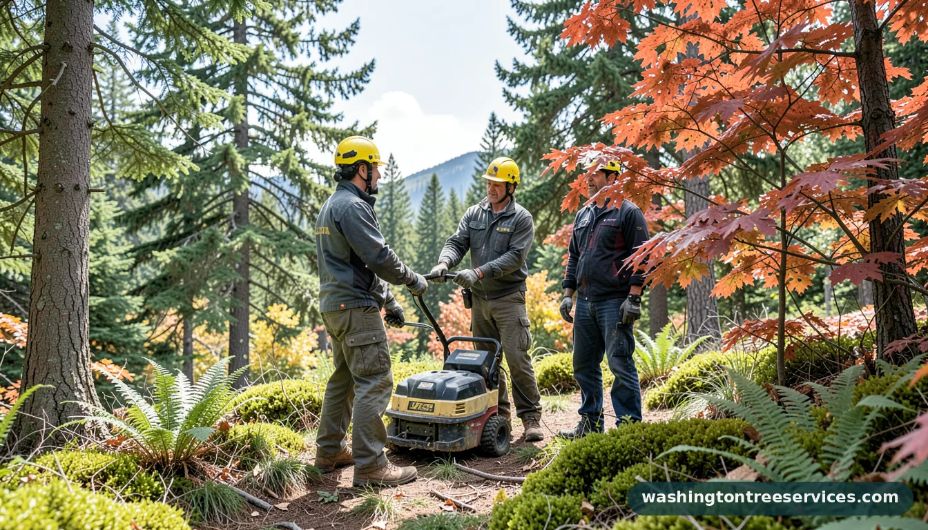 Completed washington tree service project by Washington Tree Services washington tree service - completed tree work by Washington Tree Services