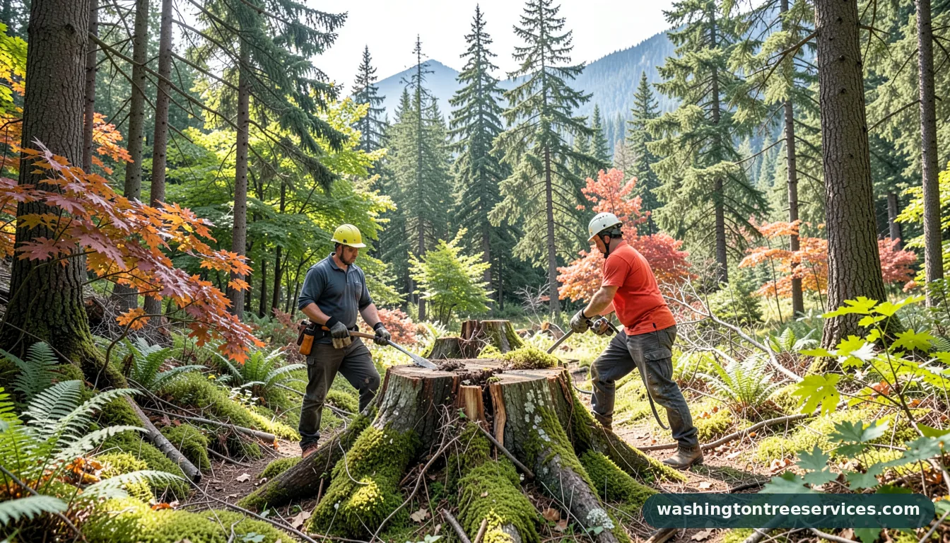 what can you put on stumps to make them rot faster - professional tree service in Washington