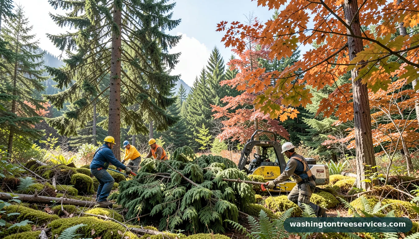 what causes emerald green arborvitae turning brown - professional tree service in Washington