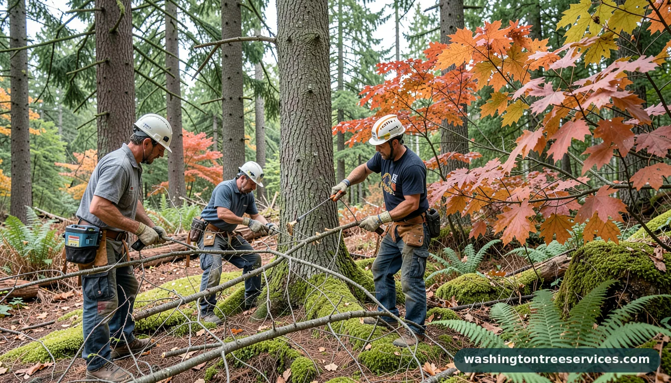 what do you put on tree branches after pruning - certified arborists at work in Washington