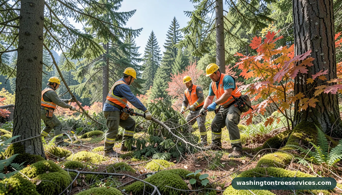 Professional equipment for what is the best time of year to prune trees in Washington what is the best time of year to prune trees - tree service equipment and crew in Washington