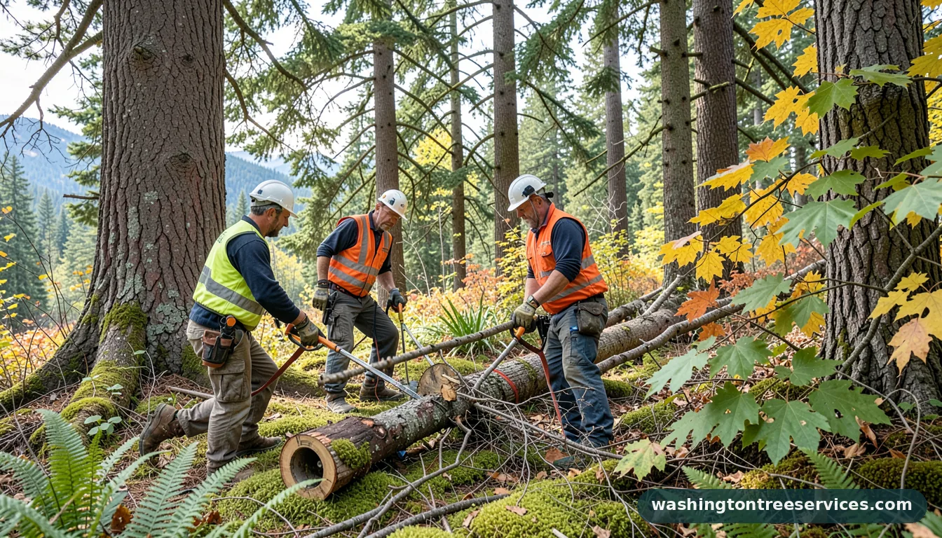 Certified arborists handling what is tree maintenance in Washington what is tree maintenance - certified arborists at work in Washington