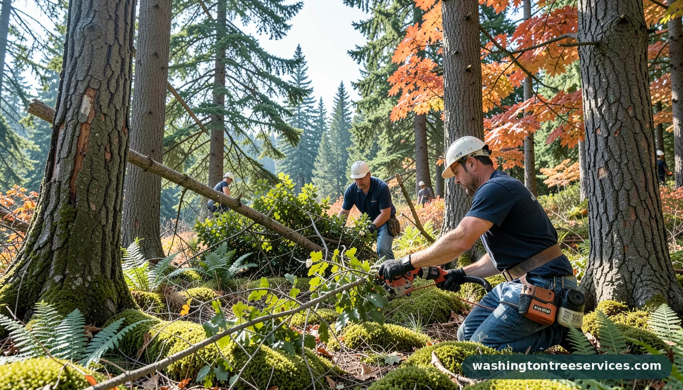 what is tree trimming - completed tree work by Washington Tree Services