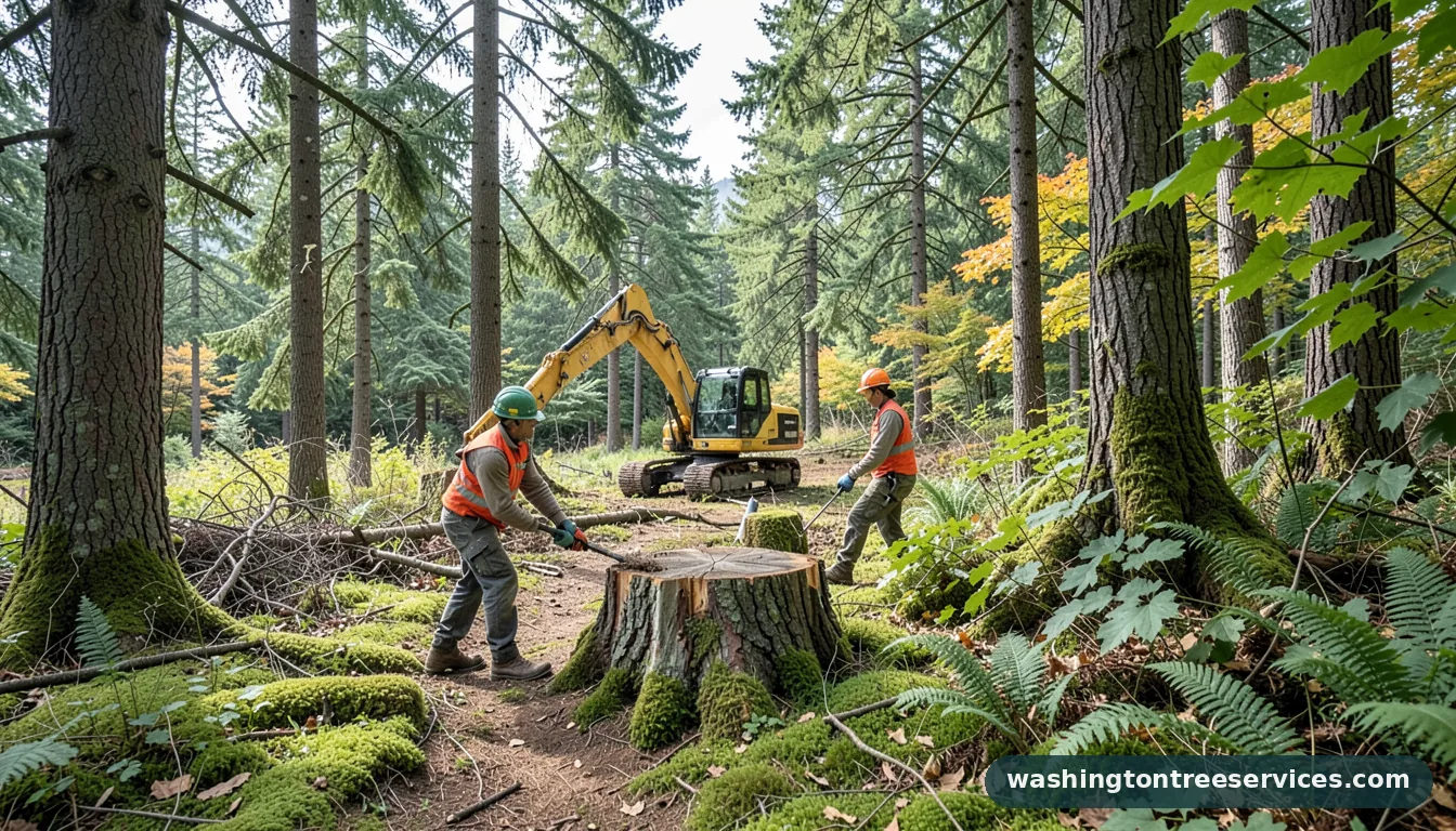 Completed what kills stumps project by Washington Tree Services what kills stumps - completed tree work by Washington Tree Services