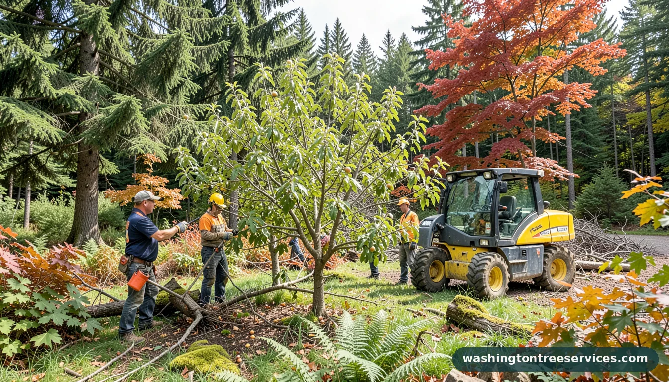 what time of year do you prune fruit trees - completed tree work by Washington Tree Services