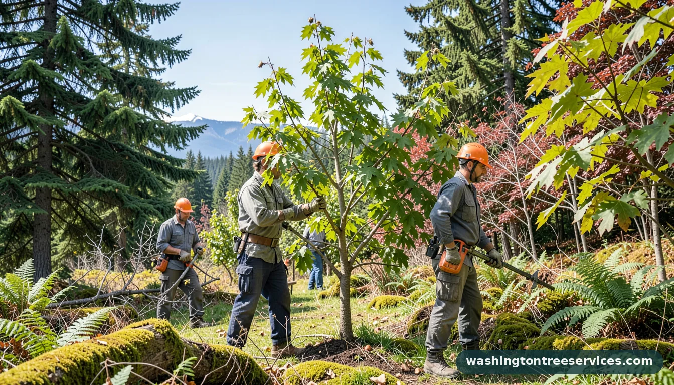 Completed what time of year is best to prune fruit trees project by Washington Tree Services what time of year is best to prune fruit trees - completed tree work by Washington Tree Services