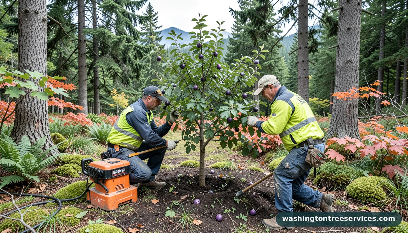 Certified arborists handling when and how do you prune a plum tree in Washington when and how do you prune a plum tree - certified arborists at work in Washington