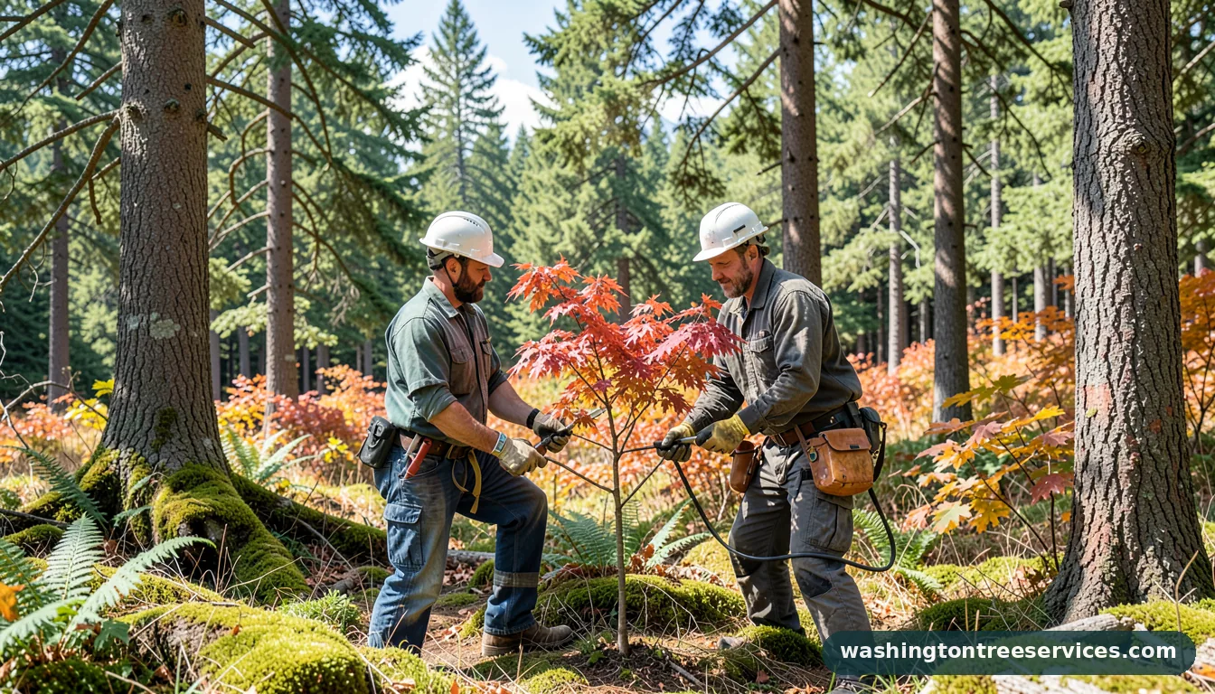 when and how to prune a japanese maple - certified arborists at work in Washington