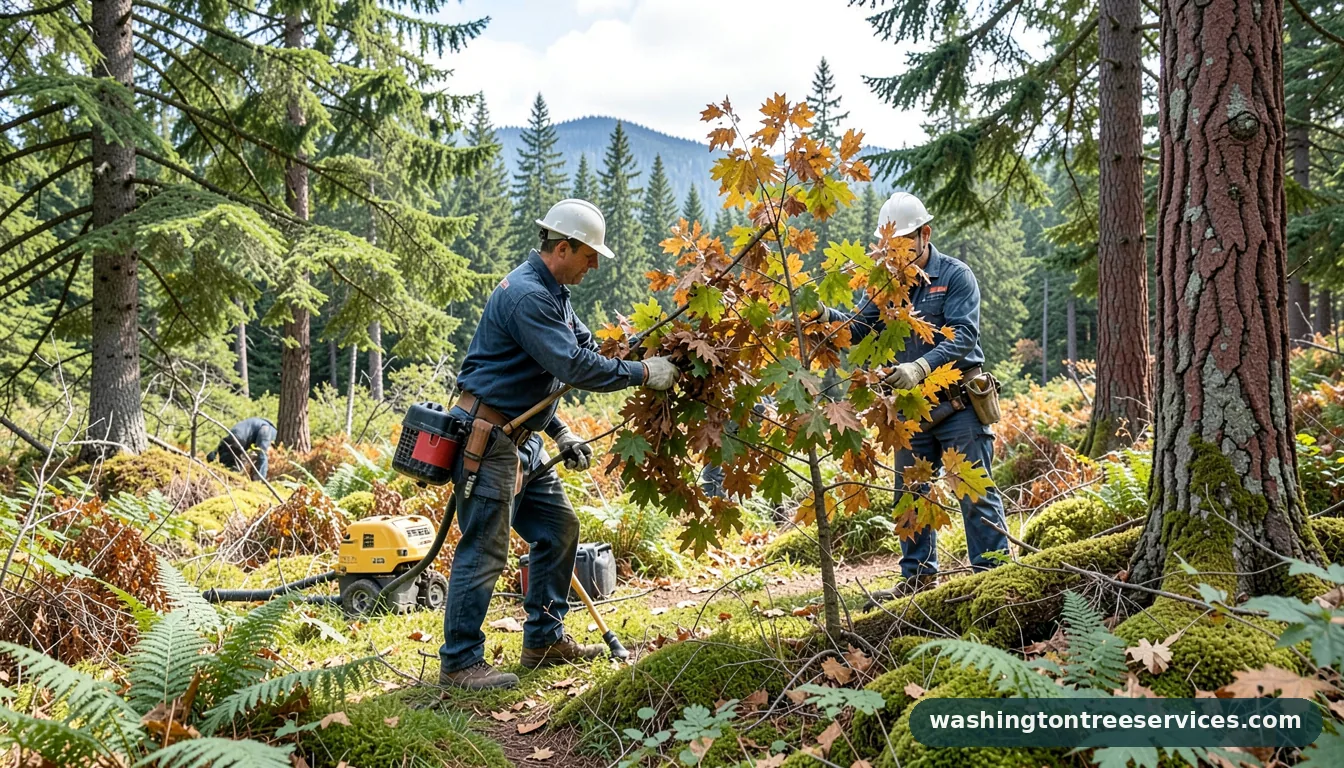Certified arborists handling when can i prune maple trees in Washington when can i prune maple trees - certified arborists at work in Washington