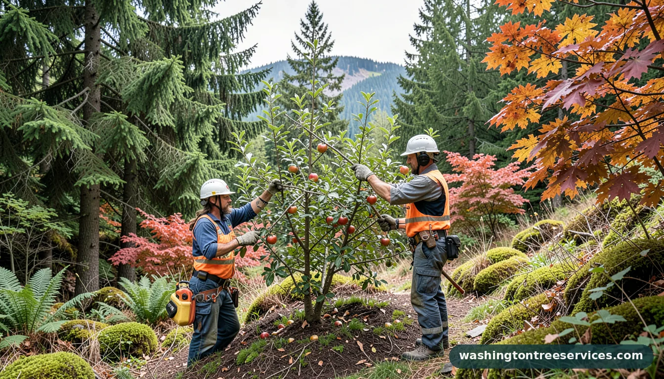 when do you prune apple trees - completed tree work by Washington Tree Services